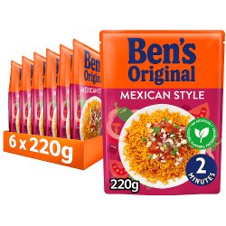 Bens Original Mexican Style Microwave Rice 220g