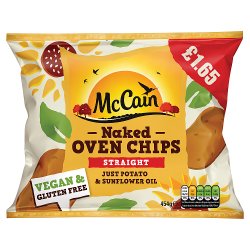 McCain Naked Oven Chips Straight 454g