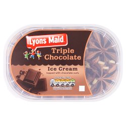 Lyons Maid Triple Chocolate Ice Cream 900ml
