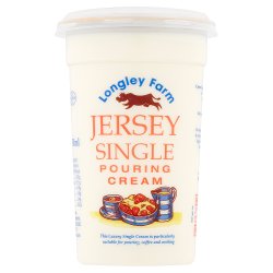 Longley Farm Jersey Single Pouring Cream 250ml