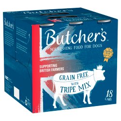 Butcher's Tripe Wet Dog Food Tins 18 x 400g