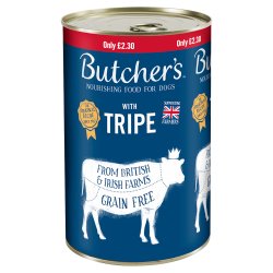 Butcher's Tripe Dog Food Tin 1200g £2.30