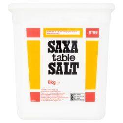 Saxa Table Salt 6kg