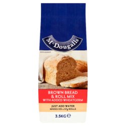 McDougalls Brown Bread & Roll Mix with Added Wheatgerm 3.5kg