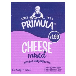 Primula Cheese Mixed 6 x 140g