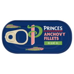 Princes Anchovy Fillets in Olive Oil 50g