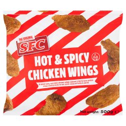 SFC Hot & Spicy Chicken Wings 500g