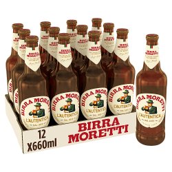 Birra Moretti Premium Lager Beer Bottle 660ml