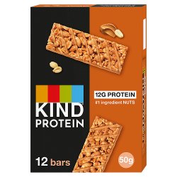 Kind Protein Crunchy Peanut Butter Bars 12 x 50g (600g)