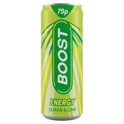Boost Energy Lemon & Lime 250ml