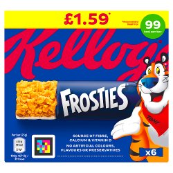 Kellogg's Frosties Cereal Bars 6x25g PMP £1.59