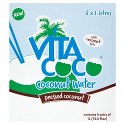 Vita Coco Pressed Coconut Water 6 x 1 Litre
