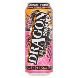 Dragon Soop Passionfruit & Orange Caffeinated Alcoholic Beverage 500ml