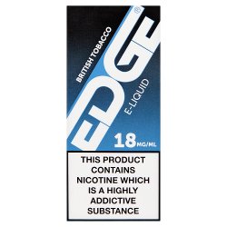 Edge British Tobacco E-Liquid 18mg/ml 1 x 10ml