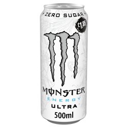 Monster Ultra Energy Drink 12 x 500ml PM £1.35