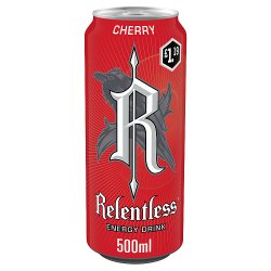 Relentless Cherry Energy Drink 500ml PM £1.19