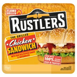 RUSTLERS The Grilled Chicken Sandwich 150g