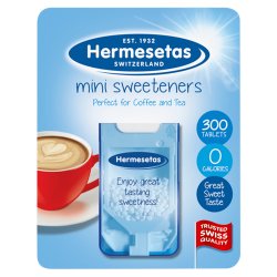 Hermesetas Mini Sweeteners 300 Tablets 3.6g