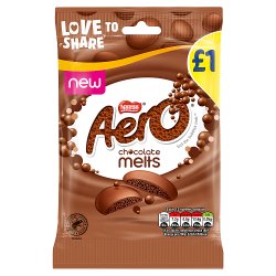 Aero Melts Milk Chocolate Sharing Bag 80g PMP £1