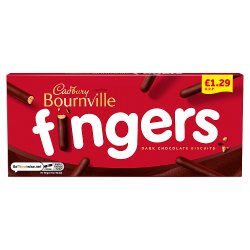 Cadbury Bournville Fingers Dark Chocolate Biscuits £1.29 114g