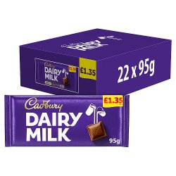 Cadbury Dairy Milk Chocolate Bar £1.35 PMP 95g