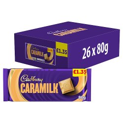 Cadbury Caramilk Golden Caramel Chocolate Bar £1.35 PMP 80g