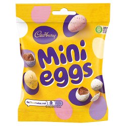 Cadbury Chocolate Mini Eggs Clip Strip 80g