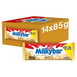 Milkybar Gold Caramel Flavour White Chocolate Sharing Bar 85g PMP £1.25