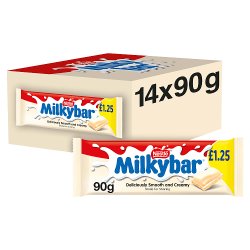 Milkybar White Chocolate Sharing Bar 90g PMP £1.25