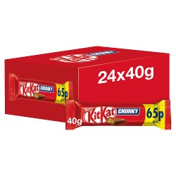 Kit Kat Chunky Milk Chocolate Bar 40g PMP 65p