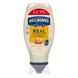 Hellmann's Squeezy Mayonnaise Real 430ml