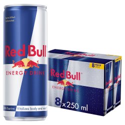 Red Bull Energy Drink, 250ml, 8 Pack
