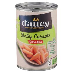 D'Aucy Extra Fine Baby Carrots 400g