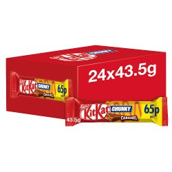Kit Kat Chunky Caramel Chocolate Bar 43.5g PMP 65p