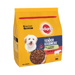Pedigree Tender Goodness Dry Adult Small Dog Beef 900g