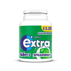 Extra Spearmint Sugarfree Chewing Gum Bottle £2.25 PMP 46 Pieces