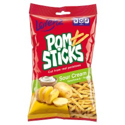 Lorenz Snack-World Pomsticks Sour Cream Flavour 85g