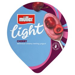 Müller Light Cherry Fat Free Yogurt 160g