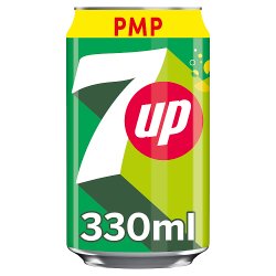7UP Regular Lemon & Lime Can PMP 330ml