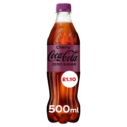 Coca-Cola Zero Sugar Cherry 500ml PM £1.10