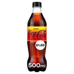 Coca-Cola Zero Sugar Lemon 500ml PM £1.20