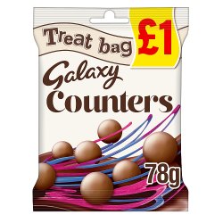 Galaxy Counters Chocolate £1 PMP Treat Bag 78g