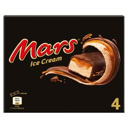 Mars Chocolate Caramel Ice Cream Bars 4pk (4 x 40g)