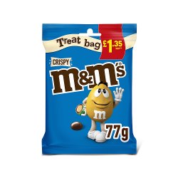 M&M's Crispy Milk Chocolate Bites Treat Bag £1.35 PMP 77g