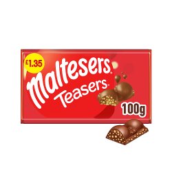 Maltesers Teasers Milk Chocolate & Honeycomb Block Bar £1.35 PMP 100g