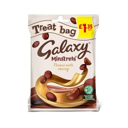 Galaxy Minstrels Milk Chocolate Buttons Treat Bag £1.35 PMP 80g