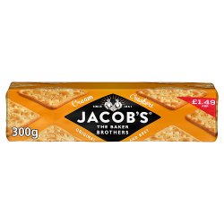 Jacob's Cream Crackers £1.49 PMP 300g