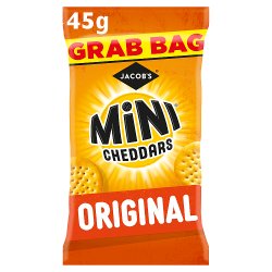 Jacob's Mini Cheddars Original Snacks Grab Bag 45g