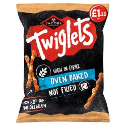 Jacob's Twiglets Original Snacks 105g PMP £1.25