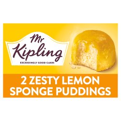 Mr Kipling Sticky Lemon Sponge Pudding Desserts 2x95g 